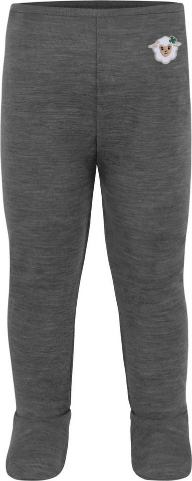 normani Slip Baby Merino Hose Silverdale Stramplerhose mit Fuß Babyhose lange Unterhose Leggings Wollhose von normani