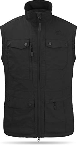normani Sommer Outdoor Weste mit Sonnenschutz 50+ mit 9 Taschen und Netzinnenfutter Farbe Dunkelschwarz Größe 5XL normani Sommer Outdoor Weste mit Sonnenschutz 50+ mit 9 Taschen und Netzinnenfutter Farbe Dunkelschwarz Größe 5XL von normani