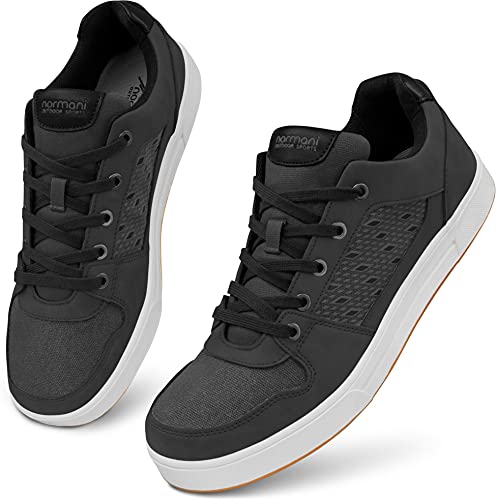 normani Sommer Sneaker vegenaner Sommerschuhe Low-Top Outdoor Sneaker Freizeitsneaker Halbsneaker für Damen und Herren aus recyceltem Material und ohne tierischen Ursprungs Farbe Anthrazit Größe 37 von normani