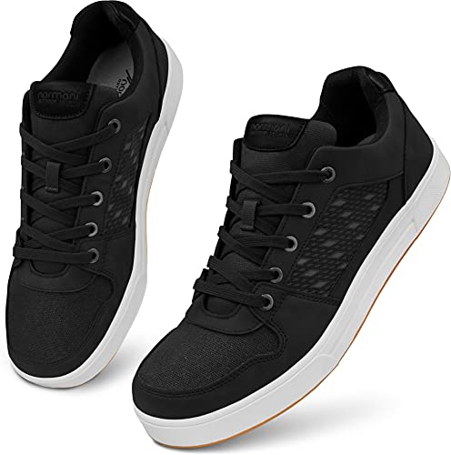 normani Sommer Sneaker vegenaner Sommerschuhe Low-Top Outdoor Sneaker Freizeitsneaker Halbsneaker für Damen und Herren aus recyceltem Material und ohne tierischen Ursprungs Farbe Schwarz Größe 39 von normani