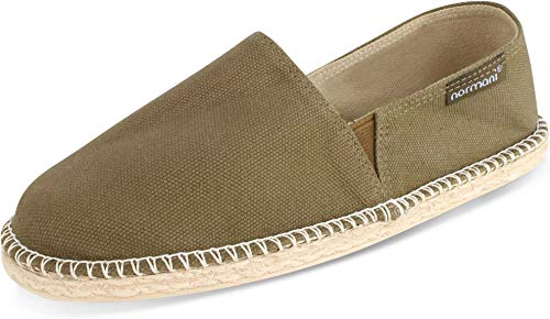 normani Sommerschuhe für Damen | Espadrille mit praktischem Baumwollbeutel Farbe Pacific Green Größe 39 von normani