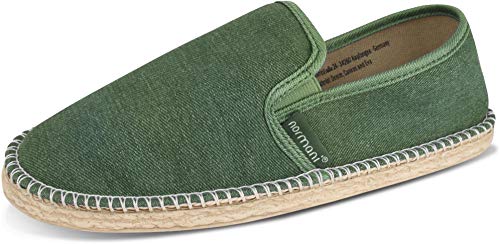 normani Sommerschuhe für Herren | Espadrille Farbe Pacific Green Größe 39 von normani