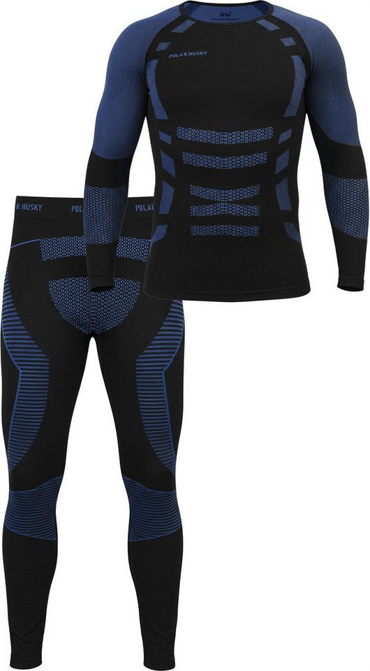 normani Sportanzug Herren Sport-Funktionsunterwäsche Set Hemd + Hose, Herren Skiunterwäsche Funktionsunterwäsche von normani