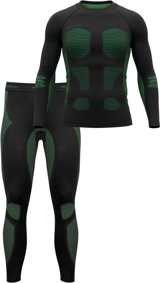 normani Sportanzug Herren Sport-Funktionsunterwäsche Set Hemd + Hose, Herren Skiunterwäsche Funktionsunterwäsche von normani