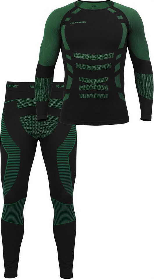 normani Sportanzug Herren Sport-Funktionsunterwäsche Set Hemd + Hose, Herren Skiunterwäsche Funktionsunterwäsche von normani