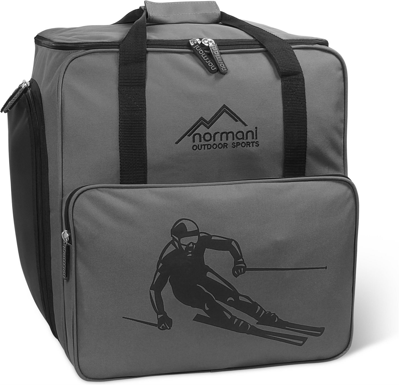 normani Sporttasche Skitasche 53 l Alpine Depo, Skischuhtasche mit separatem Helmfach und Rucksackfunktion - Rollschuhtasche oder Snowboardschuhtasche von normani