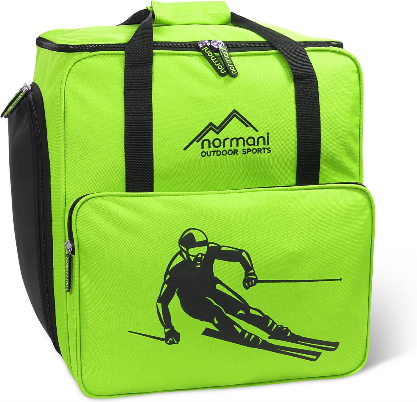 normani Sporttasche Skitasche 53 l Alpine Depo, Skischuhtasche mit separatem Helmfach und Rucksackfunktion - Rollschuhtasche oder Snowboardschuhtasche von normani