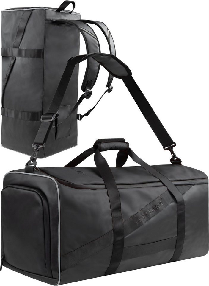 normani Sporttasche Sport- und Reisetasche mit Rucksackfunktion 90 l, Trainingstasche mit Schultergurten von normani
