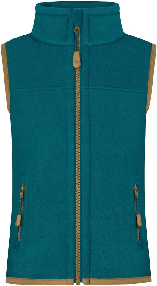 normani Steppweste Kinder Fleeceweste Kiana Unisex Atmungsaktive Strickweste Ärmellose Weste mit Stehkragen von normani