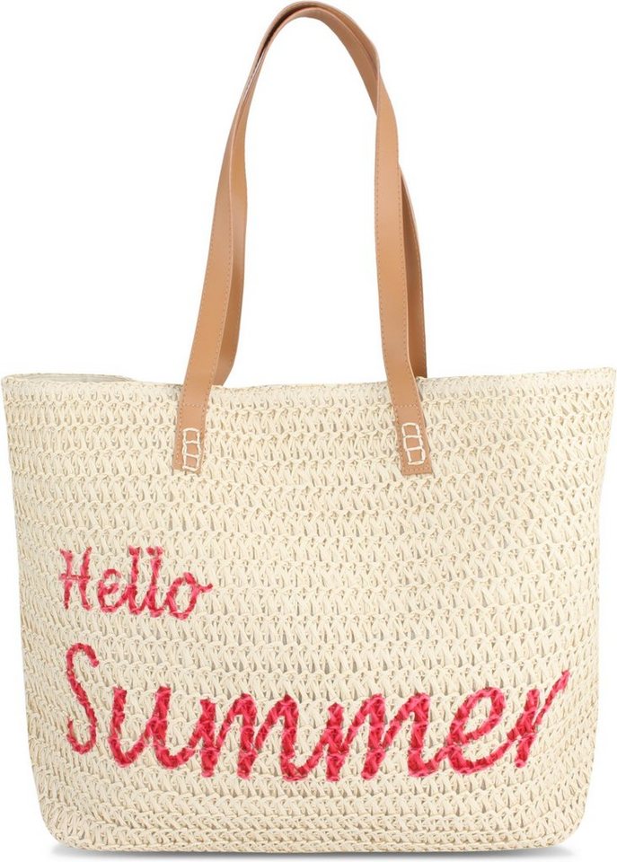 normani Strandtasche Bequeme Sommer-Umhängetasche, Strandtasche, Schultertasche als Henkeltasche tragbar von normani