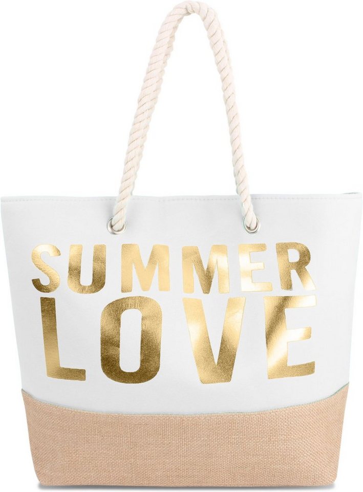 normani Strandtasche Bequeme Sommer-Umhängetasche, Strandtasche, Schultertasche als Henkeltasche tragbar von normani