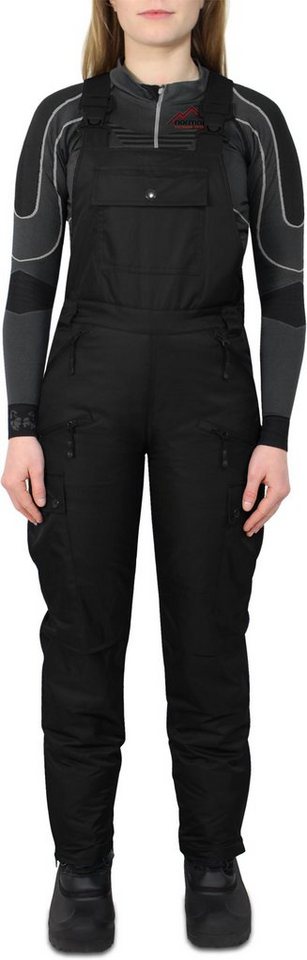 normani Thermohose Damen Thermo-Latzhose Foraker Wasserdichte Winterhose gefüttert mit Hosenträgern Outdoorhose von normani