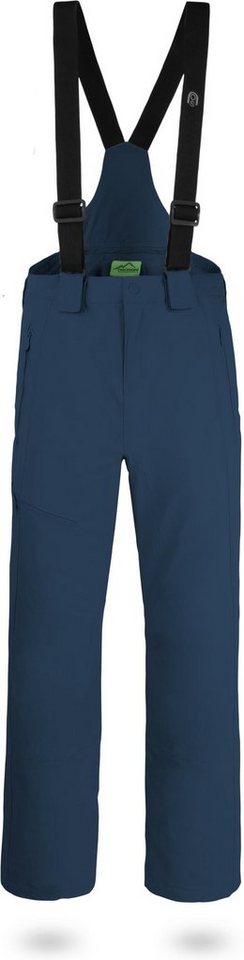 normani Thermohose Herren Winter-Softshellhose mit Hosenträgern Outdoorhose Skihose gefütterte Funktionshose - abnehmbare Hosenträger von normani