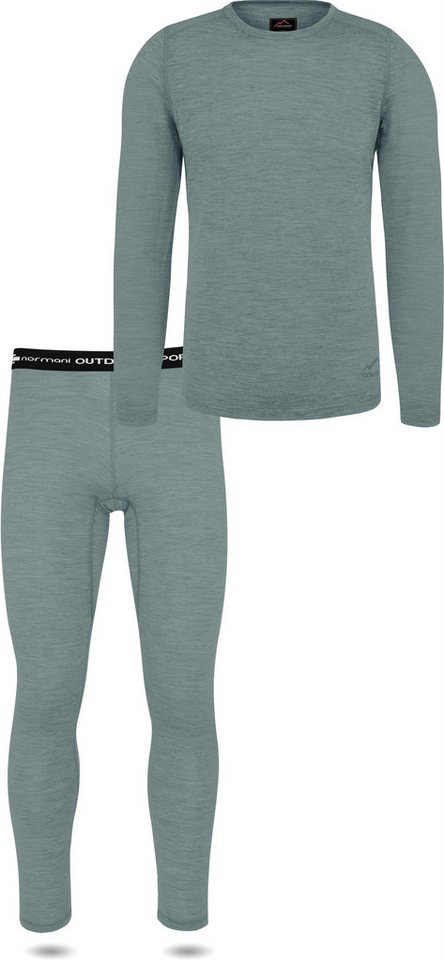 normani Thermounterhemd Herren Merino Unterwäsche-Set Melbourne/Sydney Thermounterwäsche Skiunterwäsche 100% Merinowolle normani Thermounterhemd Herren Merino Unterwäsche-Set Melbourne/Sydney Thermounterwäsche Skiunterwäsche 100% Merinowolle von Normani