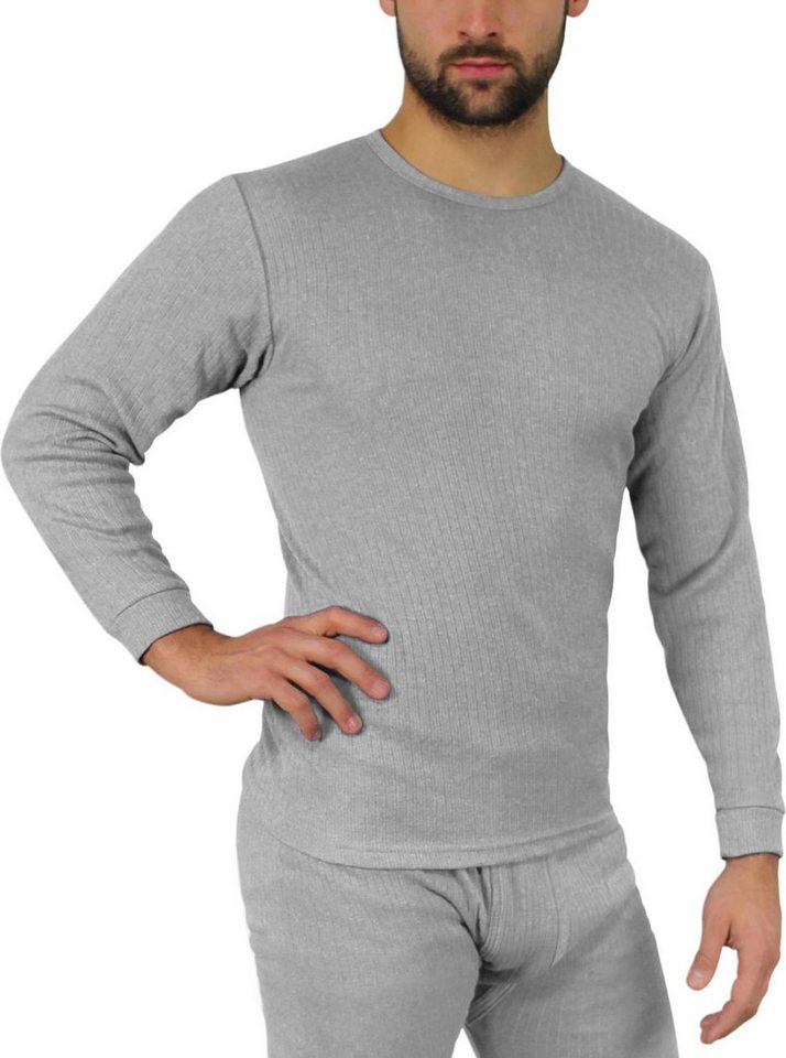 normani Thermounterhemd Herren Thermo-Unterhemd Thermounterwäsche Oberteil Skipullover Thermohemd Funktionsunterwäsche Unterziehhemd von normani