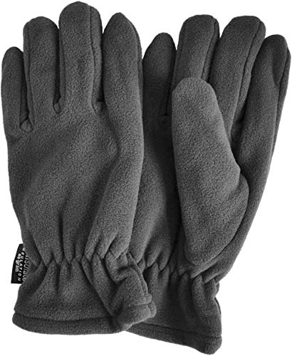 normani Thinsulate Herren Fleece Handschuhe mit Fleecefütterung - schön warm für kalte Tage Farbe Grau Größe M von normani