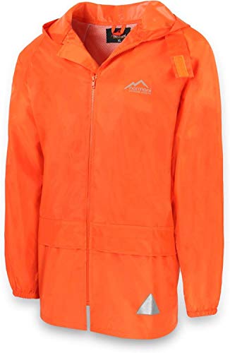 normani Ultraleichte Regenjacke Windjacke 5000 mWS mit Netzfutter und 2 abgedeckten Einschubtaschen für Erwachsene Farbe Orange Größe M normani Ultraleichte Regenjacke Windjacke 5000 mWS mit Netzfutter und 2 abgedeckten Einschubtaschen für Erwachsene Farbe Orange Größe M von normani