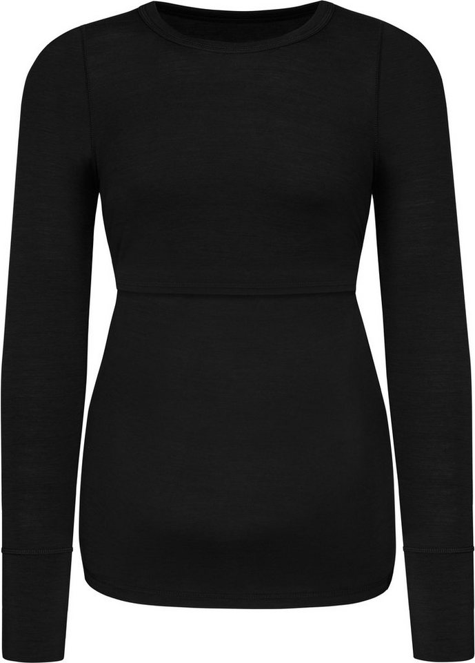 normani Umstandspullover Merino Umstands-Langarm-Shirt Cambria von normani