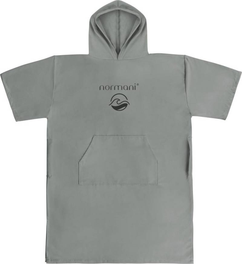 normani Unisex-Bademantel Mikrofaser Badeponcho Siargao, Polyester, Kapuze, Schlupf, Bade Handtuch mit Ärmeln aus recyceltem Material von normani