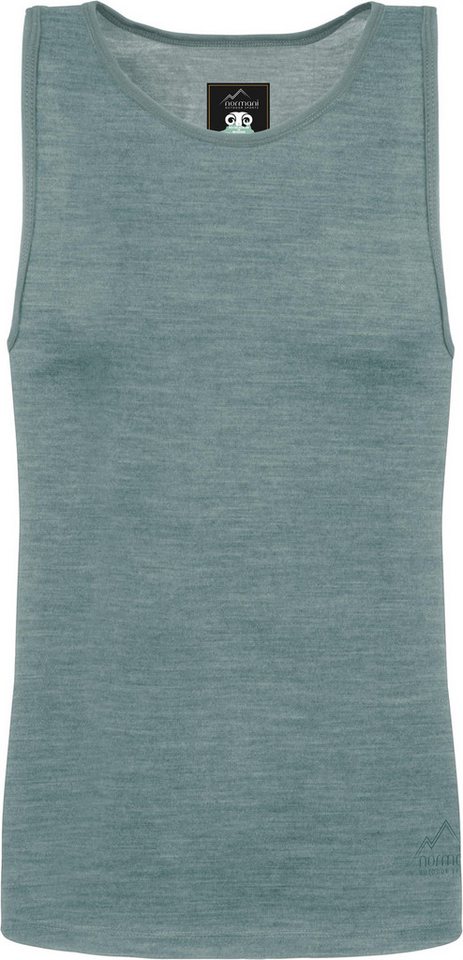 normani Unterhemd Herren Merino Unterhemd Alice Springs Funktionsunterhemd Sportunterhemd Tanktop 100% Merinowolle von normani