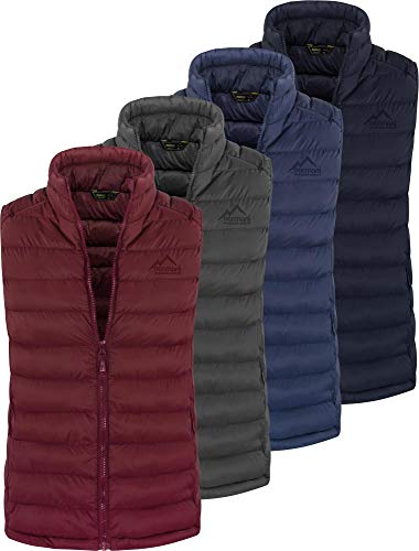 normani Wattierte Damen Steppweste - Bodywarmer Weste - Funktional und Elegant, ideal für Outdoor, Büro und Alltag - anschmiegsame Passform, winddicht, stark wasserabweisend Farbe Dunkelblau Größe XL von normani