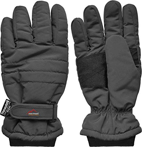 normani wattierte Herren Thermohandschuhe mit griffigen Handflächen (3M 40 g Thinsulate) Farbe Anthrazit Größe XXXL von normani