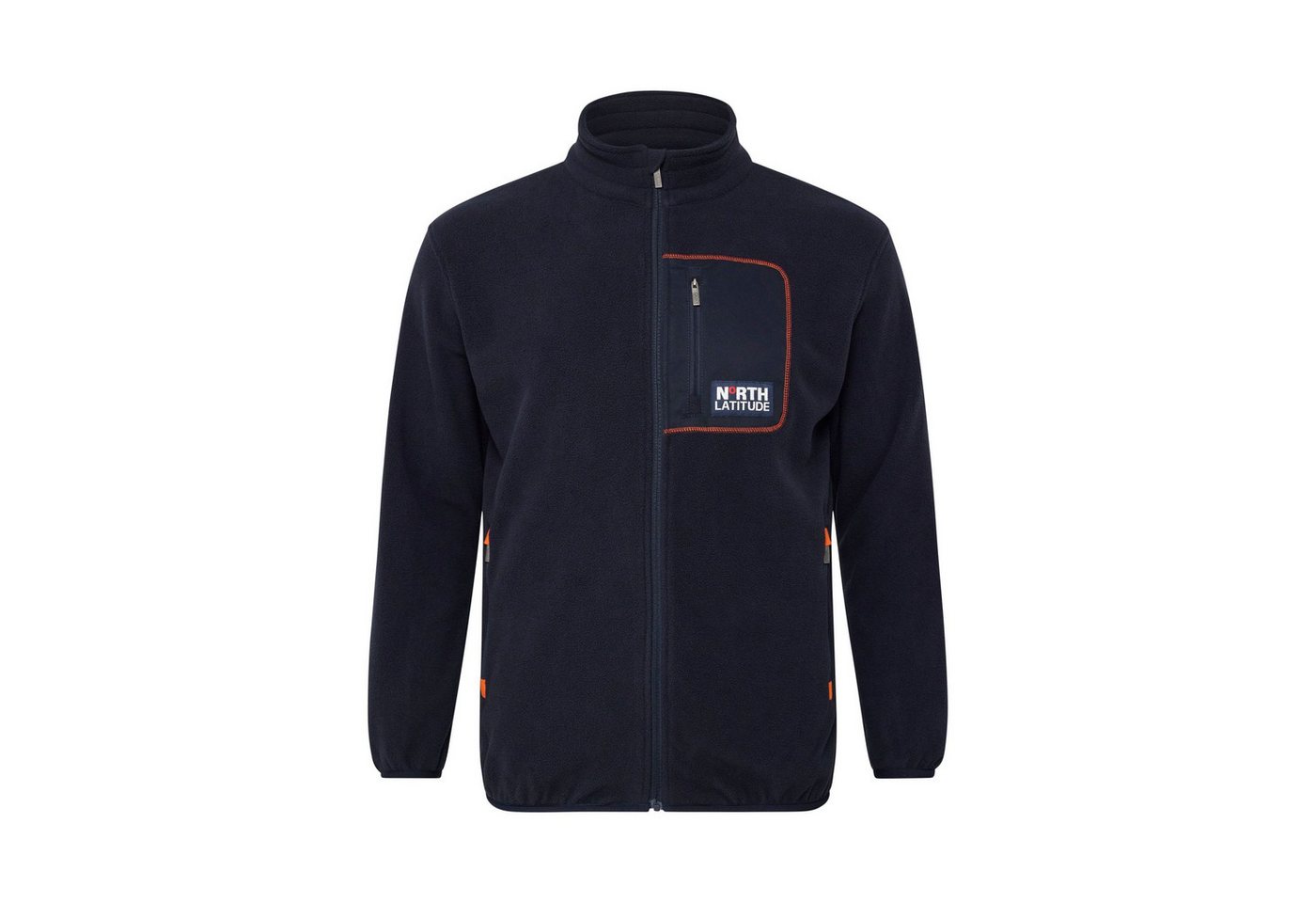 north 56 4 Fleecejacke Fleecejacke von North Latitude Denim in großen Größen, Blau von north 56 4