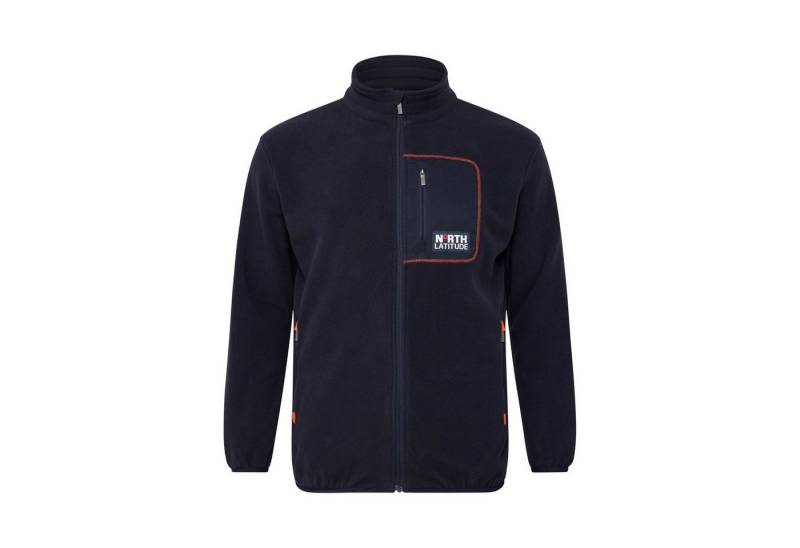 north 56 4 Fleecejacke Fleecejacke von North Latitude Denim in großen Größen, Blau von north 56 4