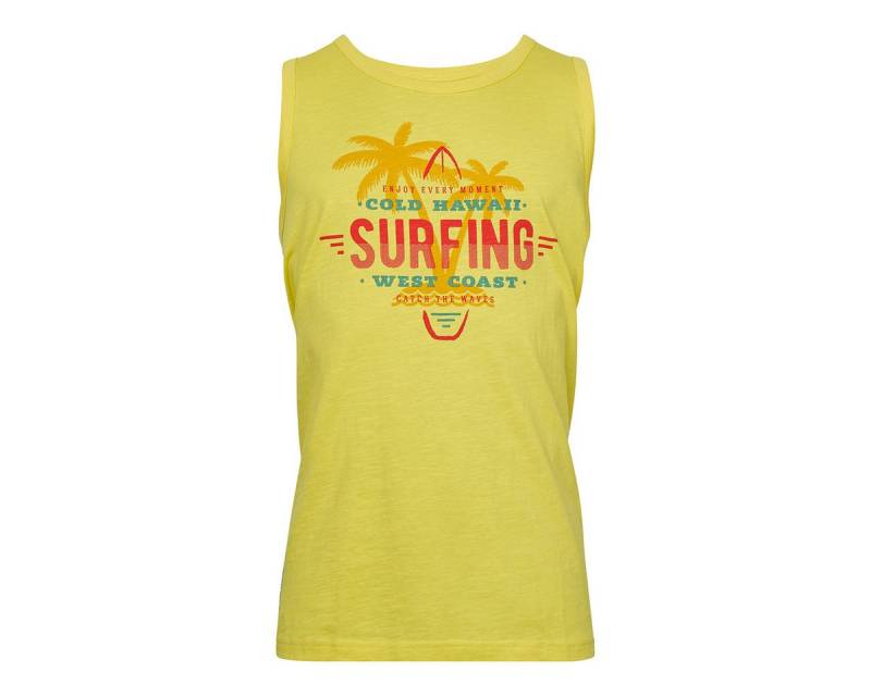 north 56 4 Muscleshirt Übergrößen Tanktop Print gelb Replika by Allsize von north 56 4