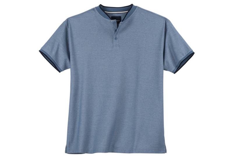 north 56 4 Poloshirt North 56°4 Stehkragen Polo XXL rauchblau melange von north 56 4