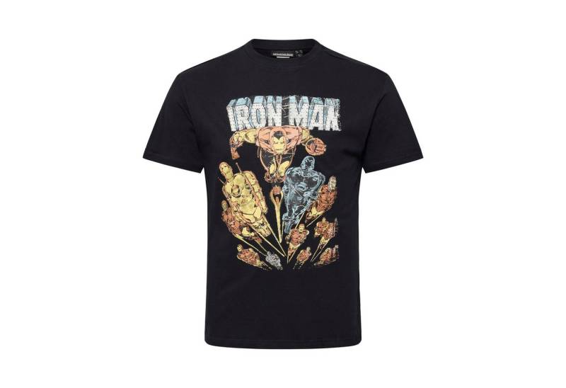 north 56 4 Print-Shirt Iron Man T-Shirt von North Denim in Herren Übergrößen, Schwarz north 56 4 Print-Shirt Iron Man T-Shirt von North Denim in Herren Übergrößen, Schwarz von north 56 4