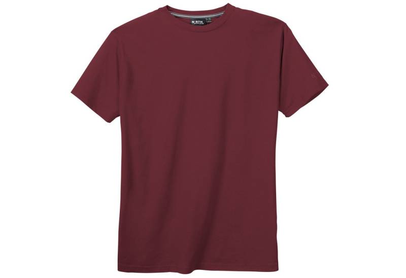 north 56 4 Rundhalsshirt North Latitude Basic T-Shirt bordeaux Übergröße von north 56 4