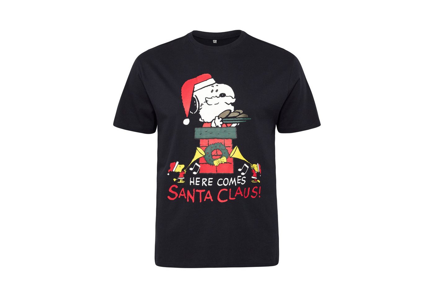 north 56 4 T-Shirt Snoopy Weihnachts T-Shirt in Herren Übergrößen von North Denim von north 56 4