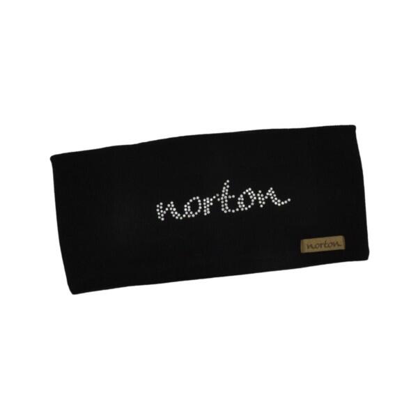 norton - Norton Brescia Stirnband mit Strasssteinen, Schwarz von norton