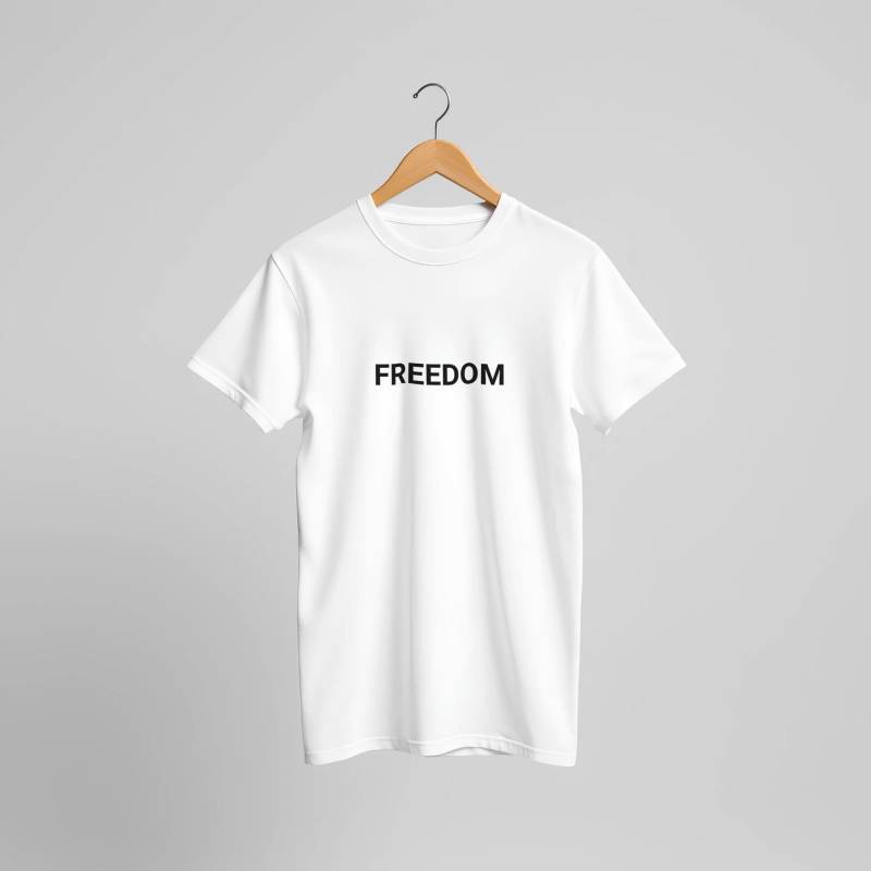Freedom T-Shirt, Charlie Kirk Freiheit T-Shirt Freedom T-Shirt, Charlie Kirk Freiheit T-Shirt von notmysizes