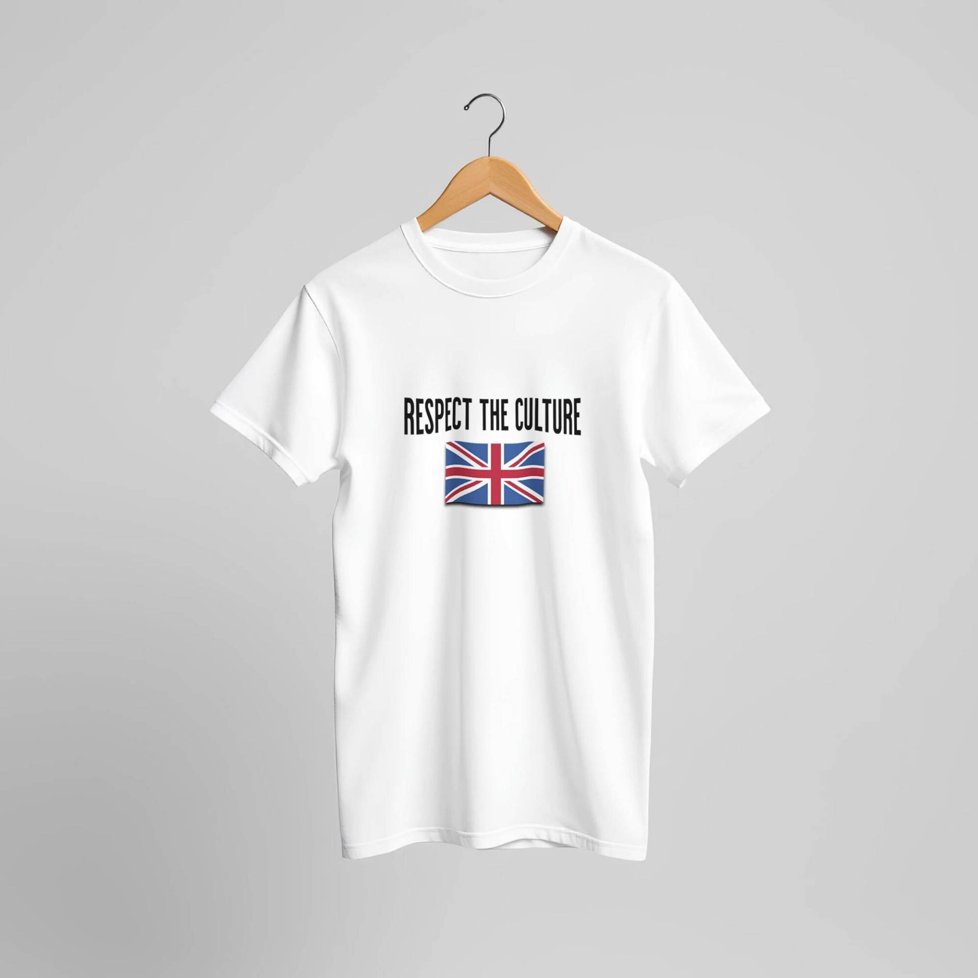 Weißes T-Shirt Mit "Respect The Culture" Aufschrift Weißes T-Shirt Mit "Respect The Culture" Aufschrift von notmysizes