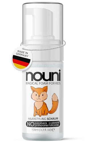 Haarstyling Schaum für Kinder | neutraler Duft | ohne Parabene, Silikone, Sulfate oder Farbstoffe | vegan | Für Mädchen & Jungen | nouni kids | 100ml Haarstyling Schaum für Kinder | neutraler Duft | ohne Parabene, Silikone, Sulfate oder Farbstoffe | vegan | Für Mädchen & Jungen | nouni kids | 100ml von nouni