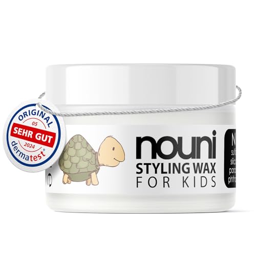 Haarwachs für Kinder und Kleinkinder | ohne Parabene, Silikone, Sulfate oder Farbstoffe | vegan | MADE IN GERMANY | Sensitives Hair Styling Wax für Mädchen und Jungen + Kokos-Duft | nouni | 50m Haarwachs für Kinder und Kleinkinder | ohne Parabene, Silikone, Sulfate oder Farbstoffe | vegan | MADE IN GERMANY | Sensitives Hair Styling Wax für Mädchen und Jungen + Kokos-Duft | nouni | 50m von nouni