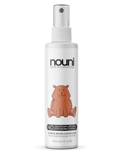 Leichtkämmspray für Kinder | Leave-In Conditioner: Anti Ziep Formel + ohne Ausspülen | OHNE Silikone, Parabene, Aluminium | Keratin & Seidenprotein bei Spliss, Haarbruch, Knoten | 200ml | nouni Leichtkämmspray für Kinder | Leave-In Conditioner: Anti Ziep Formel + ohne Ausspülen | OHNE Silikone, Parabene, Aluminium | Keratin & Seidenprotein bei Spliss, Haarbruch, Knoten | 200ml | nouni von nouni