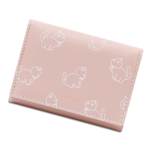 nuanzhiyuan Cartoon Cats Designs Damen Trifold Wallet in Schwarz PU Leder Münzbörse Kartenhalter mit Klarem Fenster für den täglichen Gebrauch nuanzhiyuan Cartoon Cats Designs Damen Trifold Wallet in Schwarz PU Leder Münzbörse Kartenhalter mit Klarem Fenster für den täglichen Gebrauch von nuanzhiyuan
