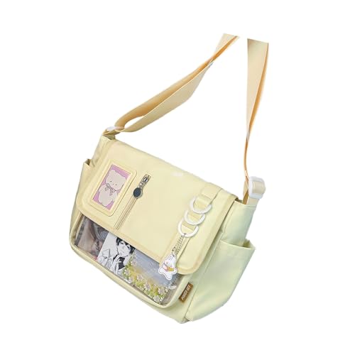 nuanzhiyuan Japanese Styles Nylon Crossbody Bag for Anime Enthusiasten and Students Large Capacity Shoulder Bags for Everyday Use von nuanzhiyuan