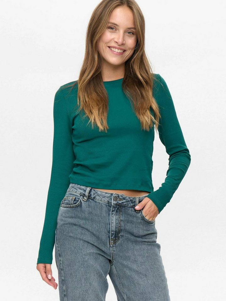 nümph Langarmhemd Nümph Long Sleeve T-Shirt Cropped NURILEY von nümph