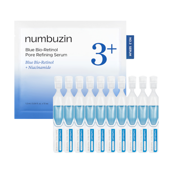 numbuzin - No.3 Blue Bio-Retinol Pore Refining Serum Trial Kit - 1.3ml*10ea von numbuzin