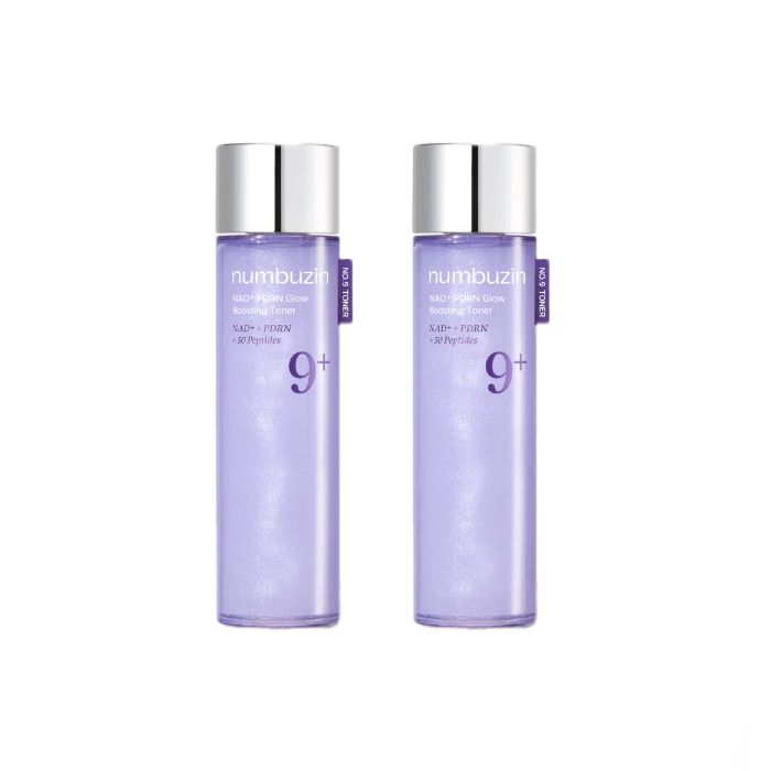 numbuzin - No.9+ NAD+ PDRN Glow Boosting Toner - 150ml (2ea) Set von numbuzin