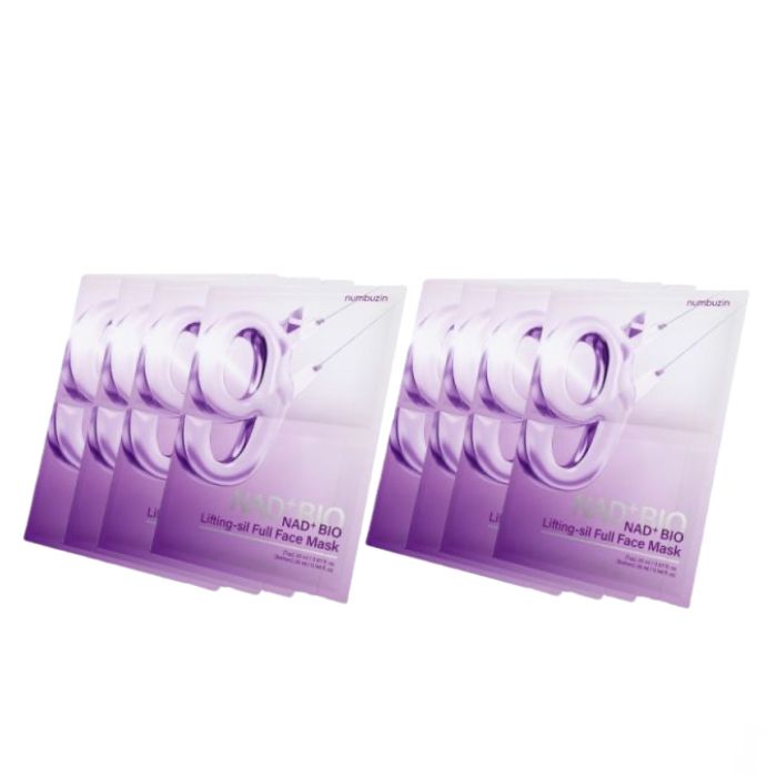 numbuzin - No.9 NAD Bio Lifting-sil Full Cover Facial Mask - (20ml+28ml)*4ea (2ea) Set von numbuzin