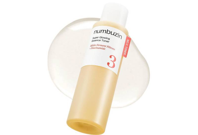 numbuzin Toner No.3 Super Glowing Essence Toner 200 ml – Gesichtswasser mit 50 fermentierten Inhaltsstoffen für strahlende Haut – Niacinamid Toner, ebenmäßiges, Hautbild, Hydration & verbesserte Hauttextur – K-Beauty Gesichtspflege von numbuzin