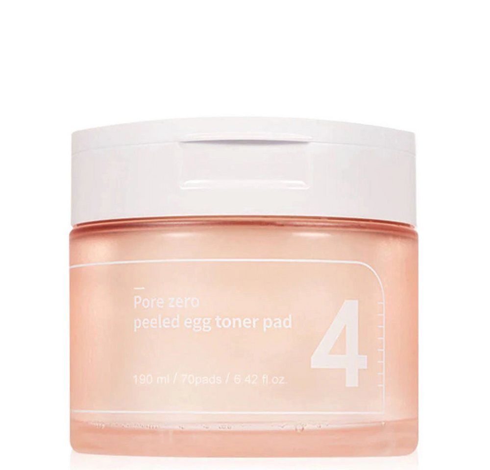 numbuzin Toner Numbuzin, No.4 Pore Zero Peeled Egg Toner Pad – 70 Pads - 190 ml von numbuzin