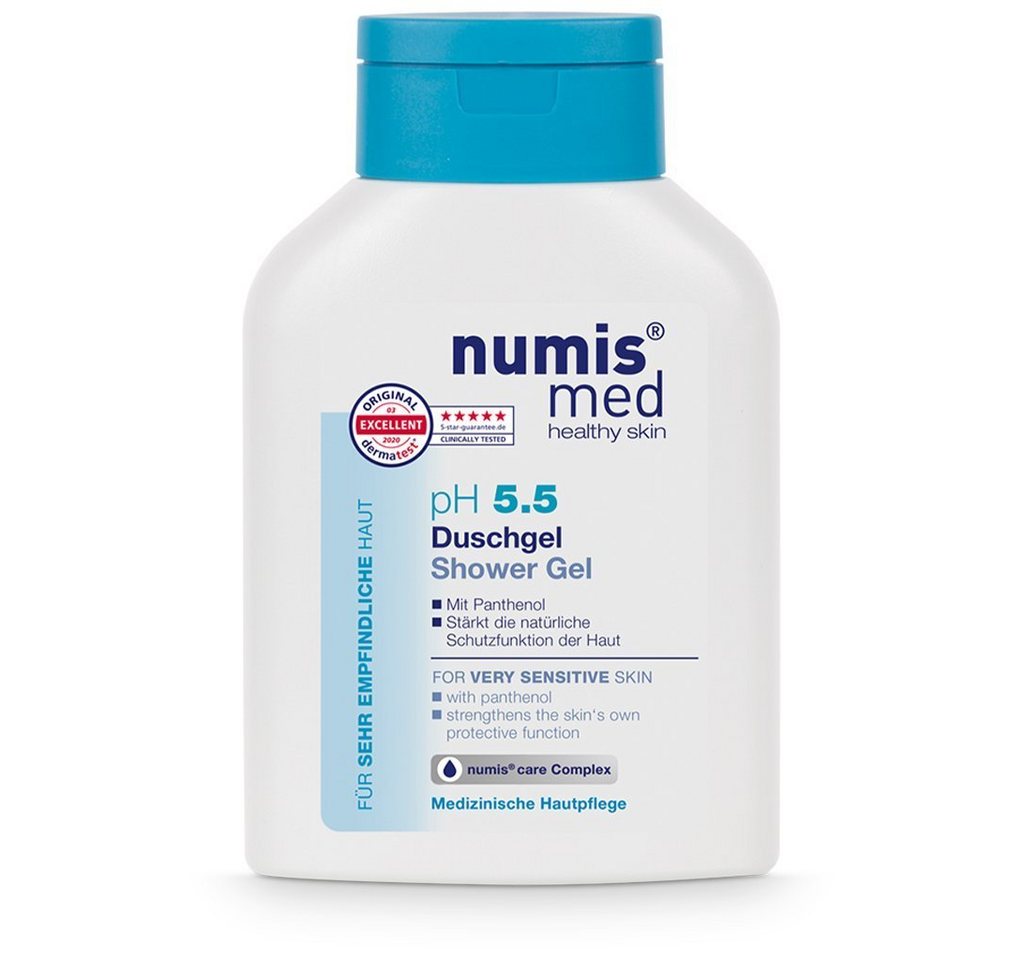 numis med Duschgel Duschgel ph 5.5 - Hautberuhigendes Shower Gel - Hautpflege 1x 200 ml, 1-tlg. von numis med