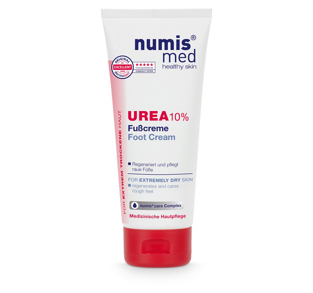 numis med Fußcreme Fußcreme 10% Urea für sehr trockene & raue Füße - Fusscreme 1x 100 ml, 1-tlg. von numis med