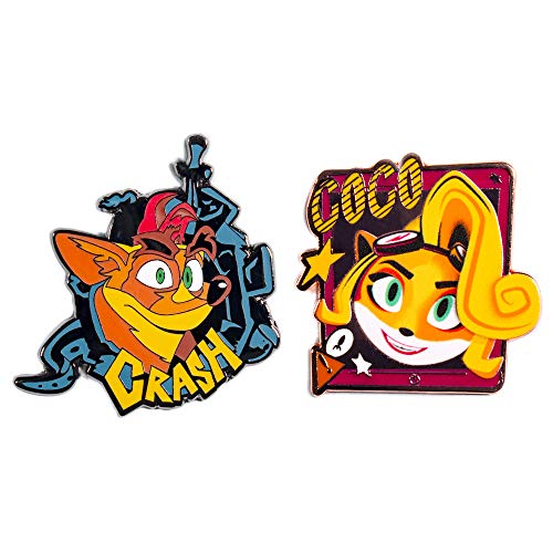 Numskull Pins Anstecker CRASH BANDICOOT CRASH & COCO Anstecknadel von Numskull